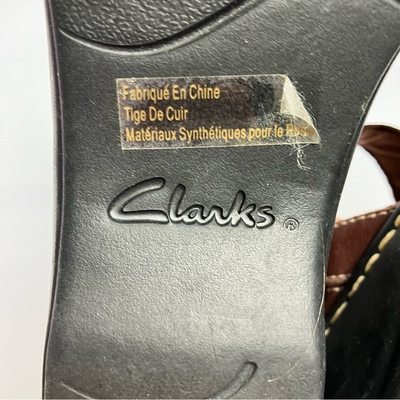 Clarks leather sandals multicolor size 9 - Picture 6 of 7